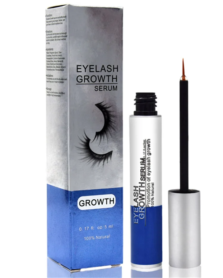 

In Stock 100% Pure Natural Ingredients 5ml Premium Eyelash Growth Serum High Quality Eyebrow Enhancer, Colorless