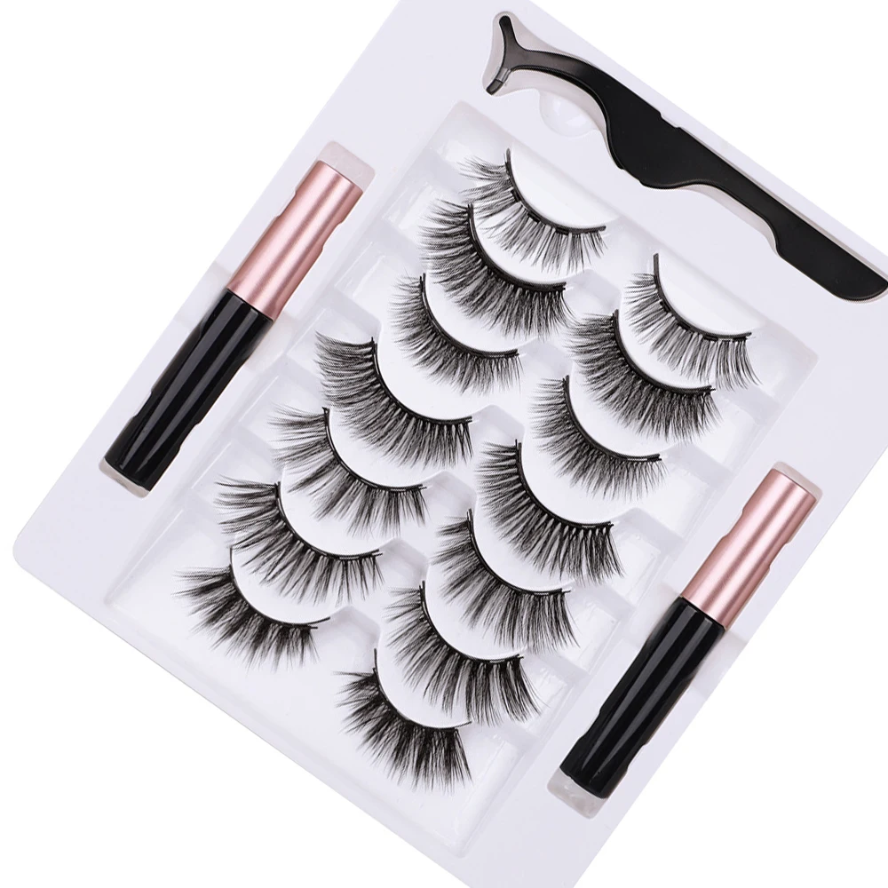 

Multi-layered individual 3d wholesale mink strip lashes with private label