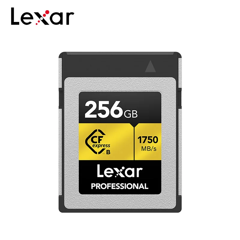 

Original Lexar Professional CFexpress Type B Memory Card 128GB Gold Series CFe 256GB 512GB up to 1750MB/s For XQD 8K 4K Camera