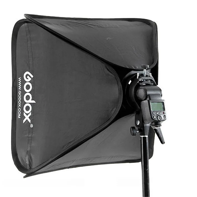 

Godox Ajustable Rectangular Flash Softbox 80*80CM Diffuser Bag For Studio Flash Strobe, Black