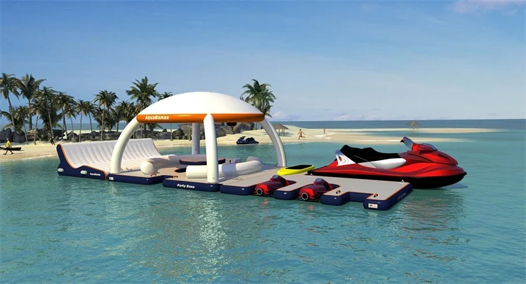 Leisure Land Inflatable Swim Island Floating Raft,Inflatable Float ...