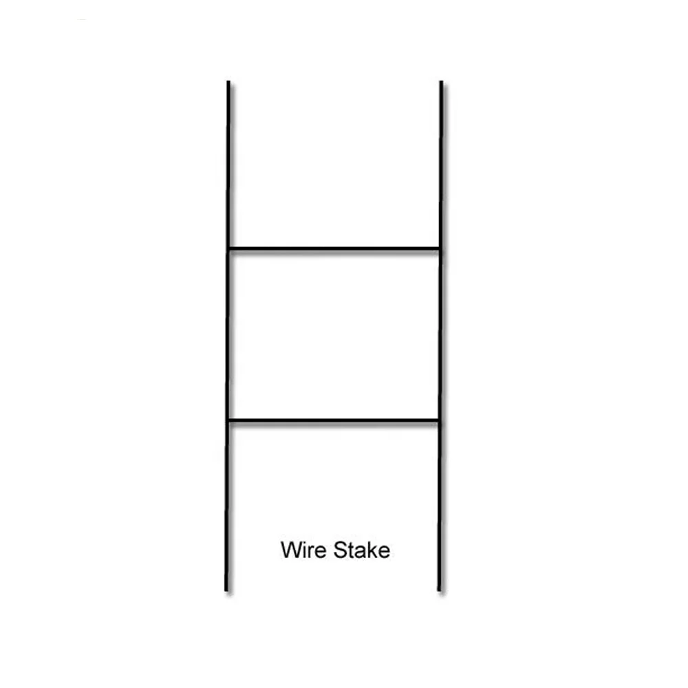 

Yard Sign Stake Heavy Duty "H" Frame Wire Stakes