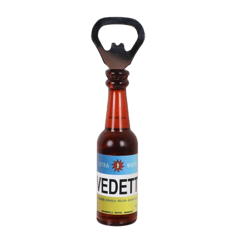 

New Design Refrigerator Magnet Wine Metal Keychain Bottle Opener for Beer, Custom color