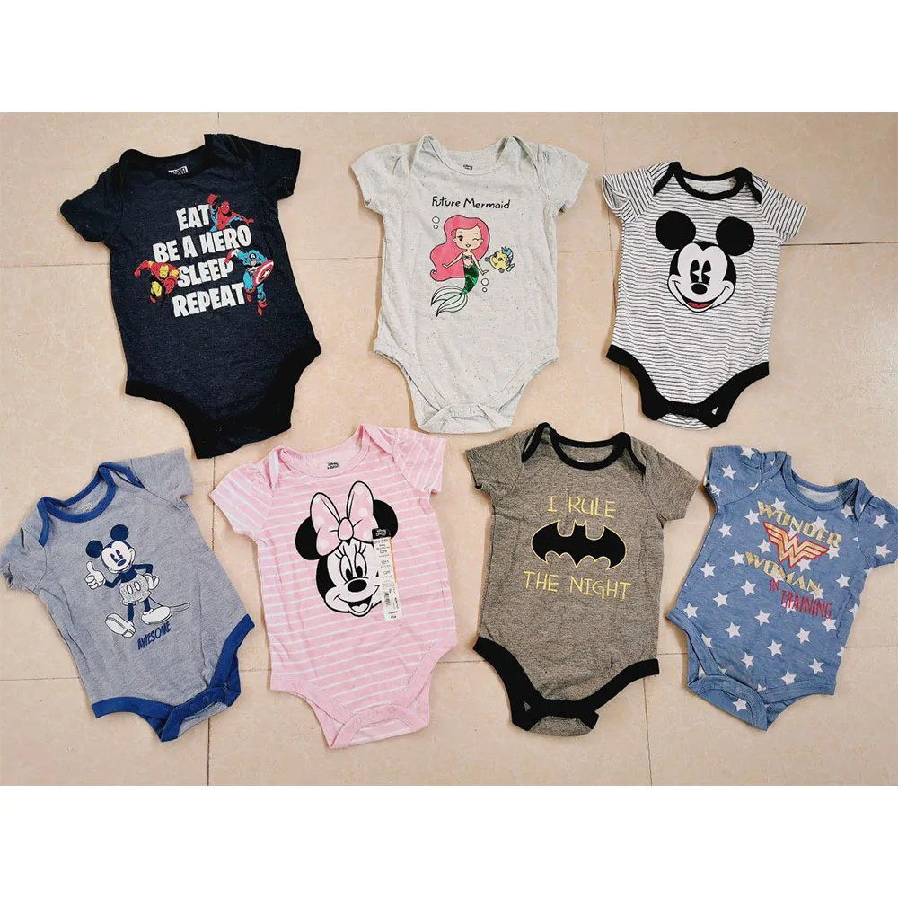 

orange print baby floral bodysuit black romper for baby girl shipped randomly