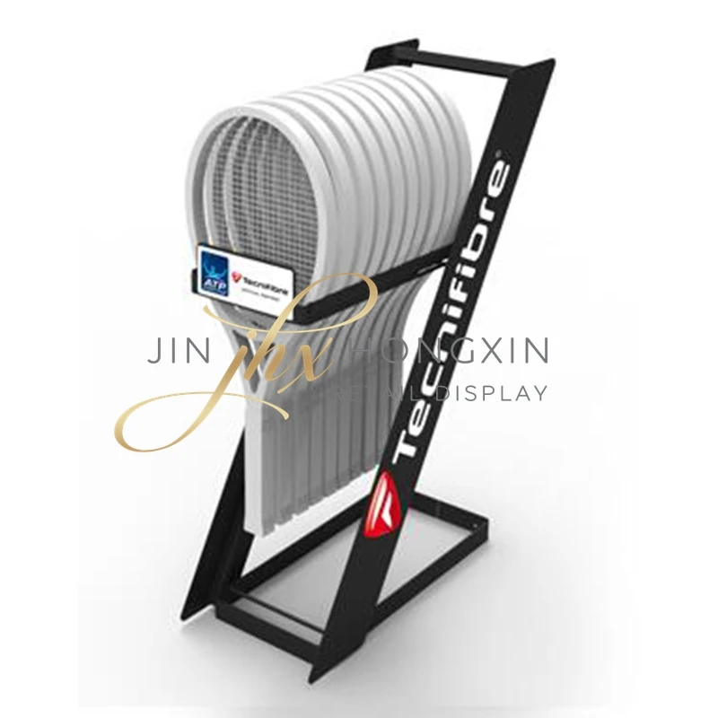 Floor Standing Tennis Racket Display For Exhibitionstennis Racket
