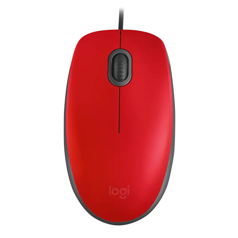 

Logitech M110 wired mute silent mouse computer mouse latop mouse windows/mac