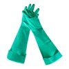 Unlined Green Nitrile work Gloves 60cm