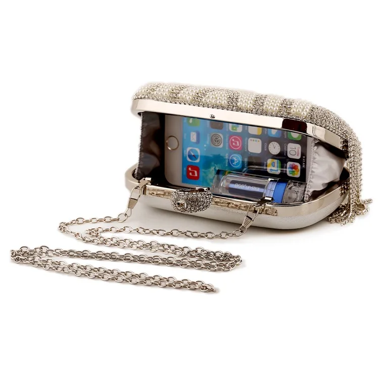 
clear jelly purses handbags women fall small bling beaded crystal tassels bag bride clutches wedding evening purse for ladies 