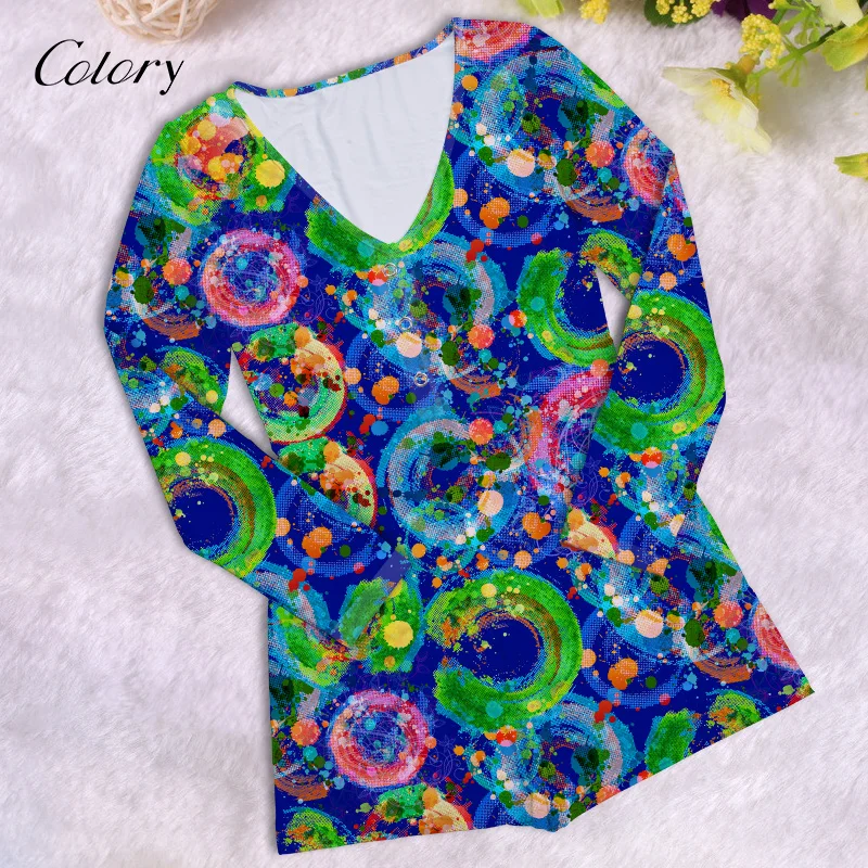 

Colory Women Colorful Jumpsuit Women's Sleepwear Christmas Ladies Bodysuit, Picture shows