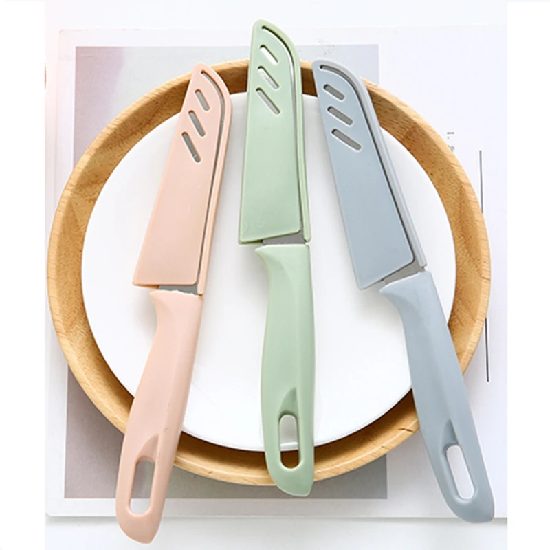 

Fruit Knife Kitchen Knife with Peeler Fruit Vegetable Utility Slicing Zirconium White Blade Chef Knives