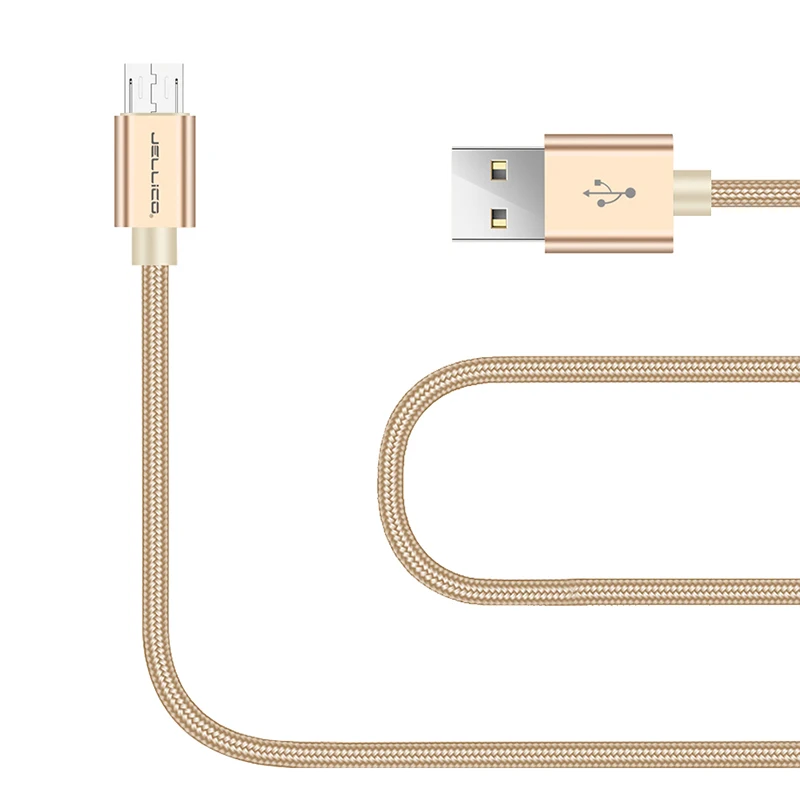 

Wholesale Trending 2021 OEM Android 3A Fast Charging Micro USB Data Cable, Gold;silver