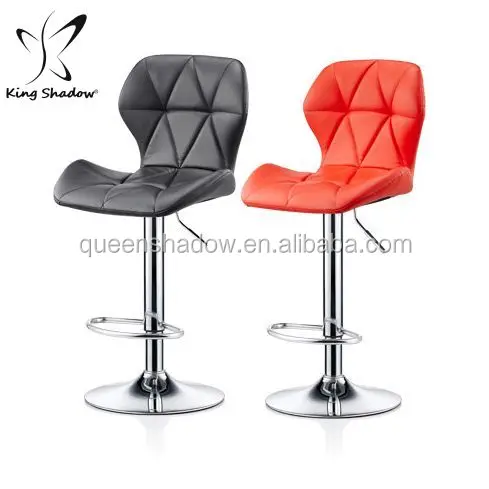 

Modern PU Leather Modern Bar stools High quality Adjustable leather Swivel bar Stool