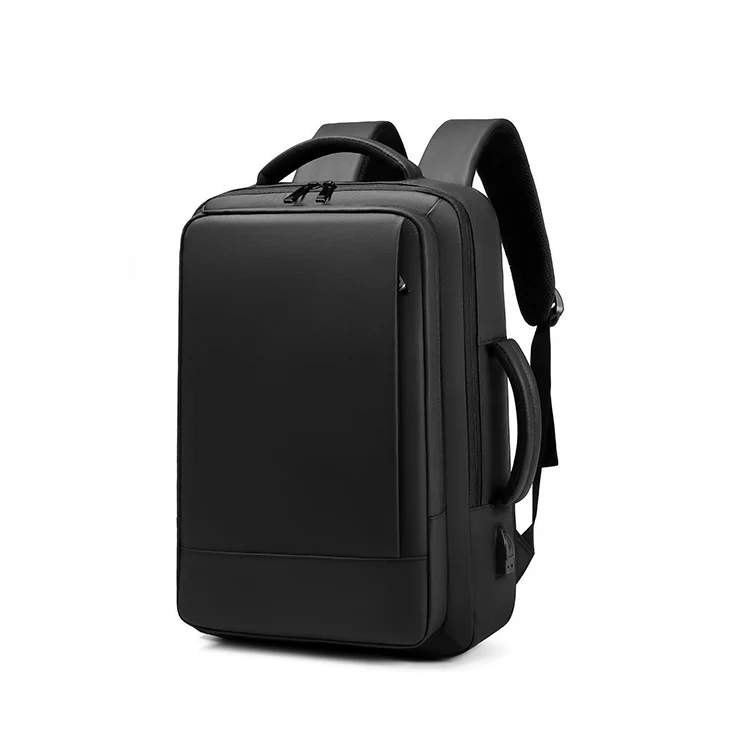 

Large Capacity Usb Charging Function Waterproof Business Black Smart Custom Backpack Laptop Bag, Customized color