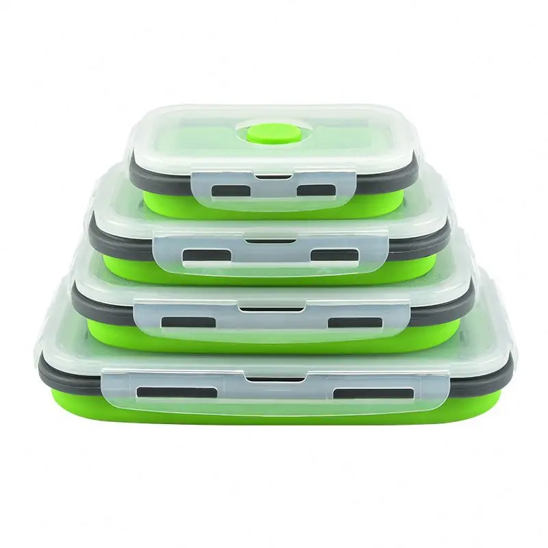 

Leakproof meal prep glass lunch box set crisper storage boxes glass food storage containers with locking lids