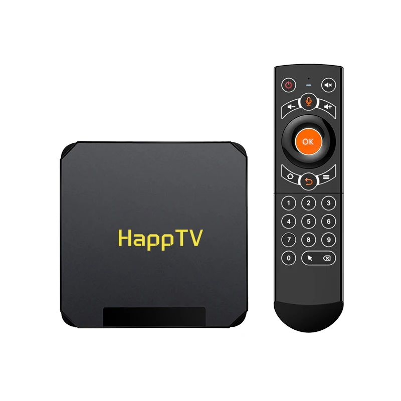 

HOTTEST HAPPTV Lifetime 4gb 32gb Android IP Tv Box 9.0 Smart TVBox IP DUAL Wifi 8K X96 media Player Set Top-box