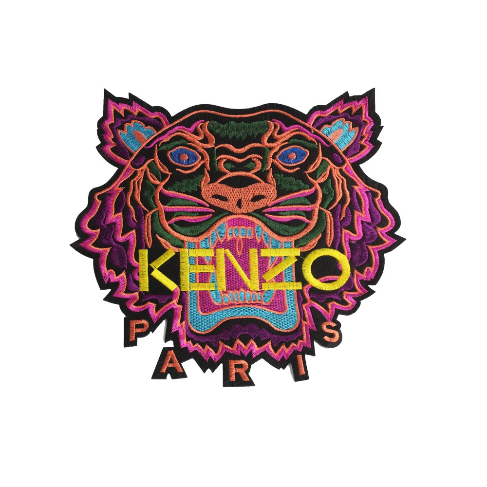 

Lion's head and planet embroidery patch cloth paste clothing bags and children's back glue embroidery