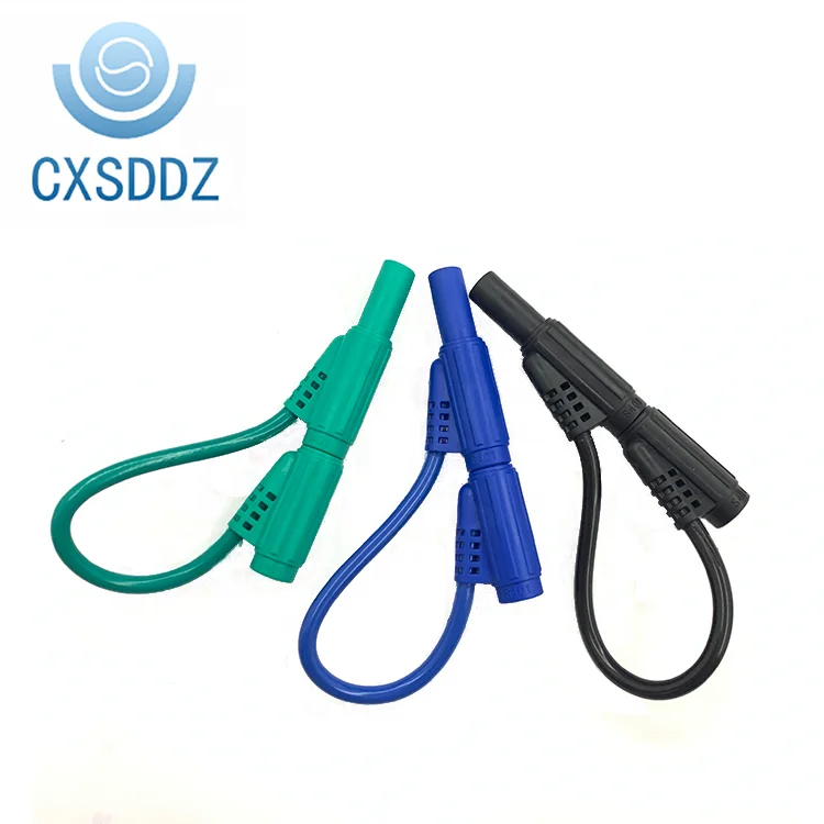 
CXSDDZ-S401 4mm Shrouded Stackable Banana Plug Test Leads 