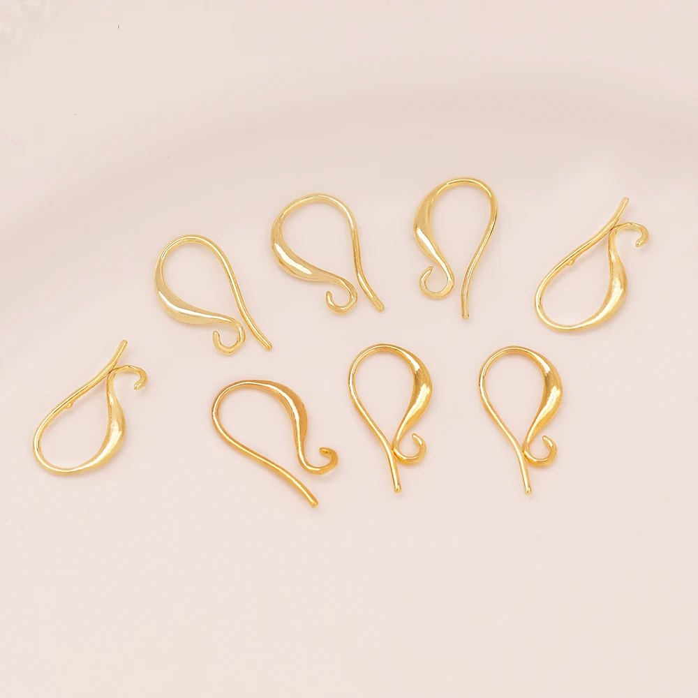 

18K gold plated earrings Brass U-Shaped Thick Earrings lead and nickel free earrings for jewelry making