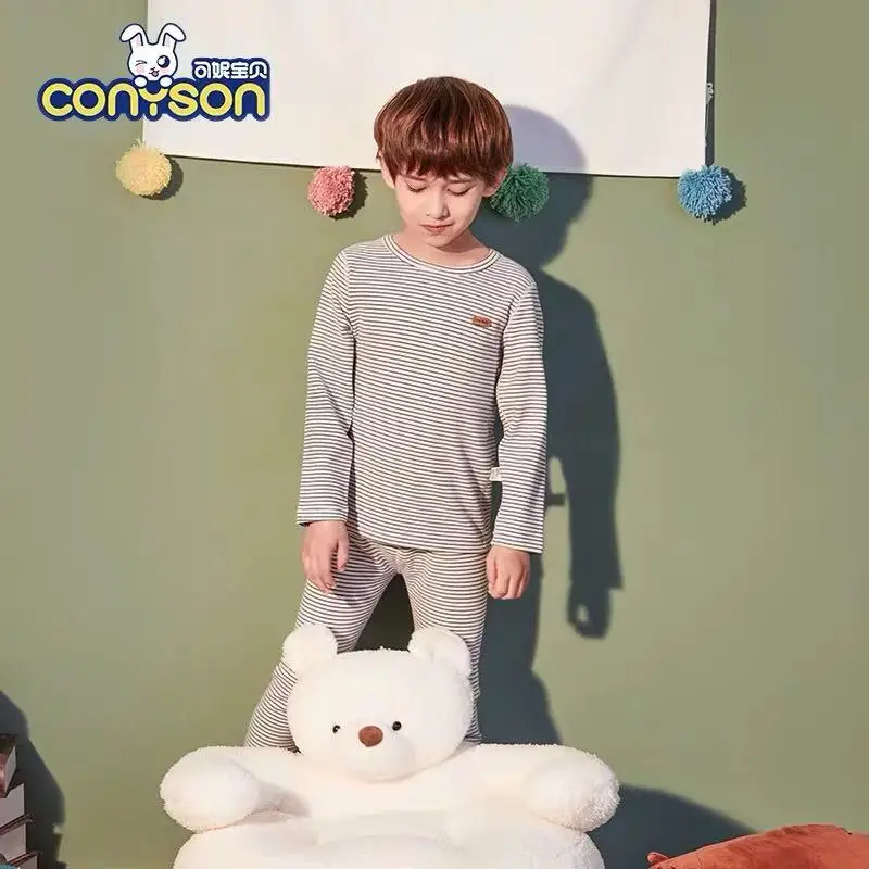 

Made in china kids sleepwear pajamas cotton kids winter thermal sleepwear