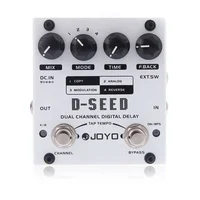 

JOYO D-SEED Dual Channel Digital Delay Guitar Effect Pedal with Four Modes D-seed Pedal