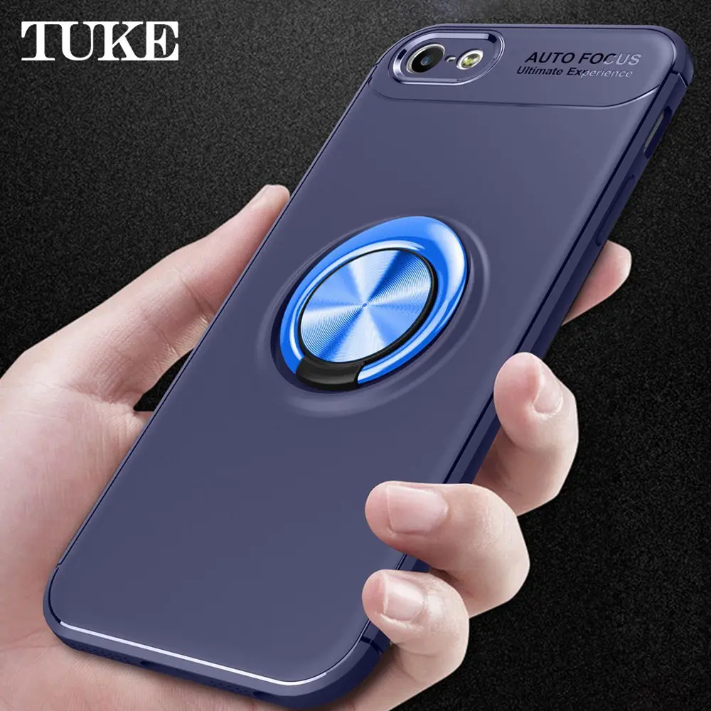 case for xiaomi mi 8 lite SE 8T MAX3 Pro POPC F1 Play Redmi S2 Y2 6A Note 6 Pro Case Luxury Car Magnet Ring Soft Holder Cover