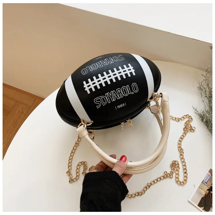 

Kalanta Amazon funny basketball bag female tide net red Korean personality creative single shoulder messenger chain rugby bag