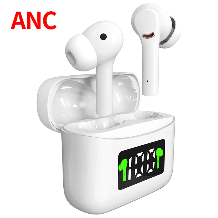

HiFi Stereo ANC True Wireless Active Noise Cancelling Earphones Headphones Waterproof Wireless Sport Earbud