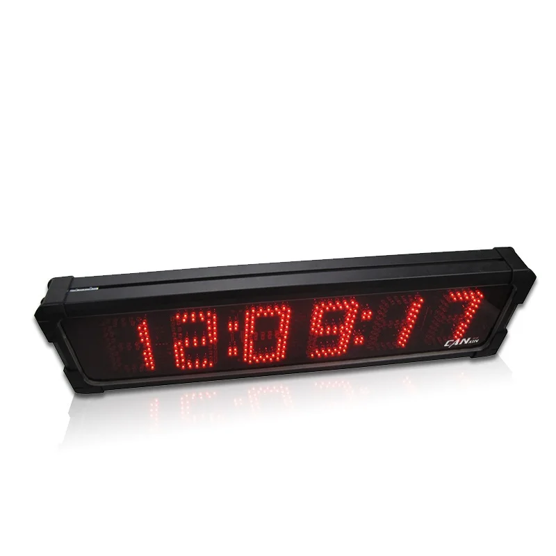 Double Sided Display 6 Inch Digital Led Countdown Race Timer Swimming Running Marathon Timing Clock for Multiple Outdoor Sports