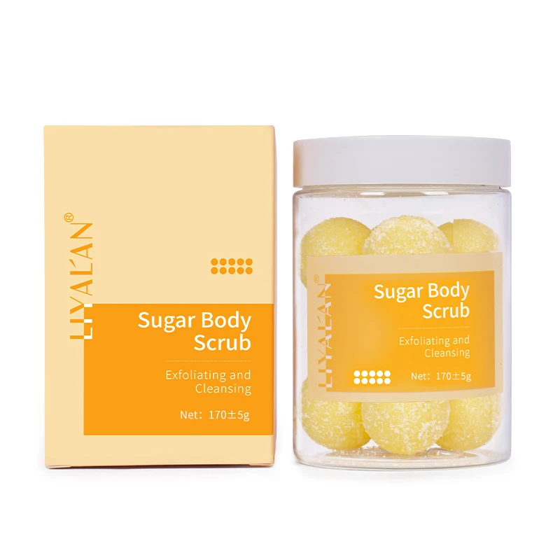 

Recommend Bulk Natural Vegan Fruit Flavour Facial Body Exfoliator Foaming Cubes Ball Sugar Scrub, Customer request