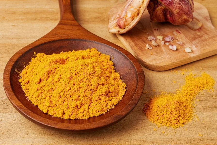 Curry powder in a jar