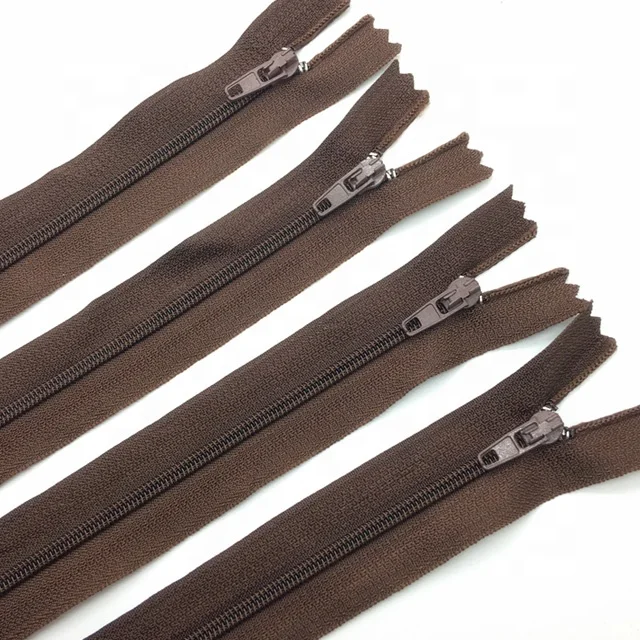 

Fashionable Good quality Cheap match colors Open End Standard Puller Size 3 Nylon Zipper For Bags, Black white ivory
