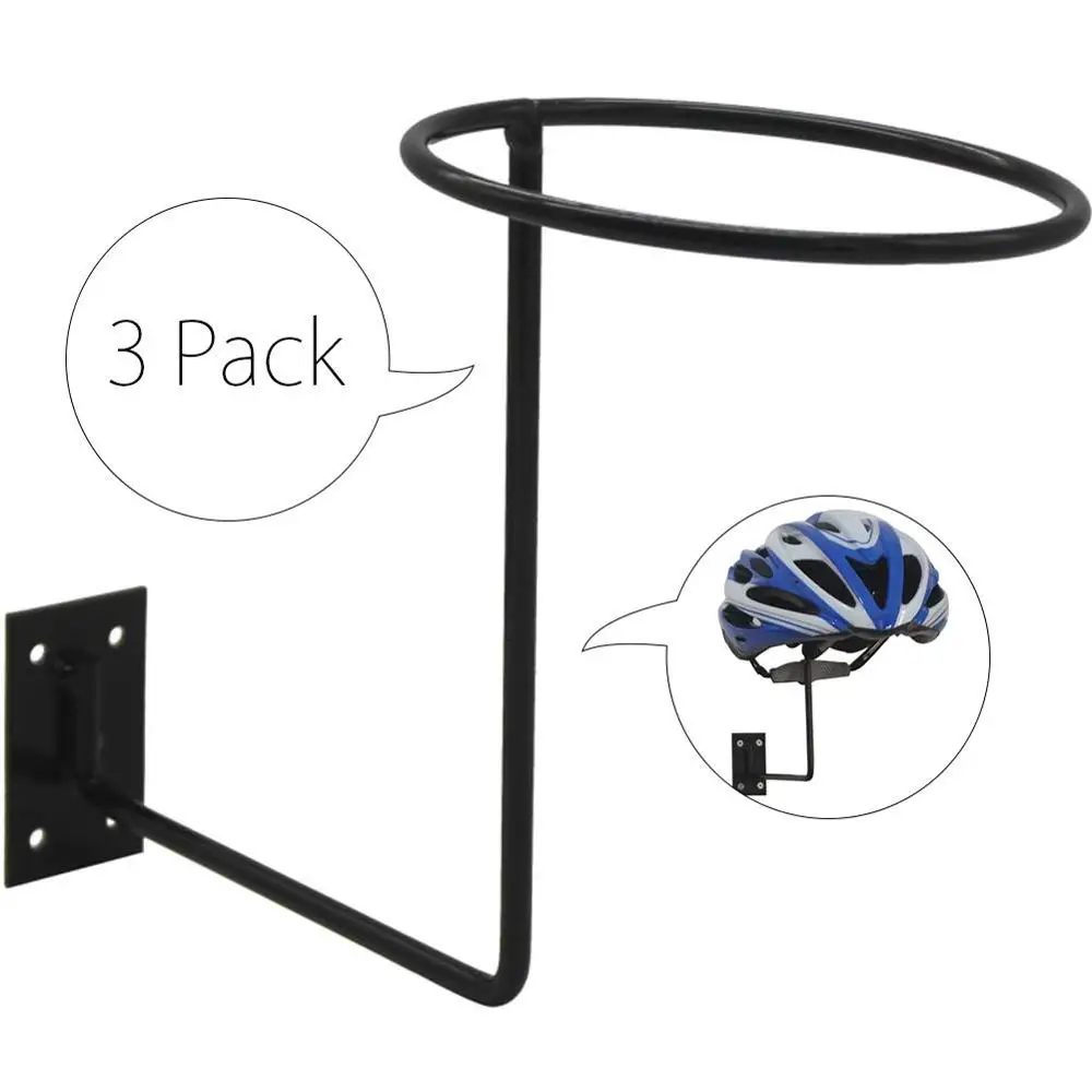 Wall Mount Motorcycle Helmet Holder Skateboard Helmet Storage Hook