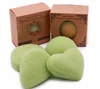 Yalina 100% pure natural whitening exfoliating antibacterial face konjac sponge for facial cleaning puff and makeup clean