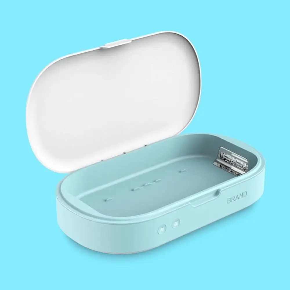 

UV Sterilizer Toothbrush Cell Phone Box Mask Tool Disinfection Machine Uv Led Nail Tools Nail Tweezers Disinfector, As photo
