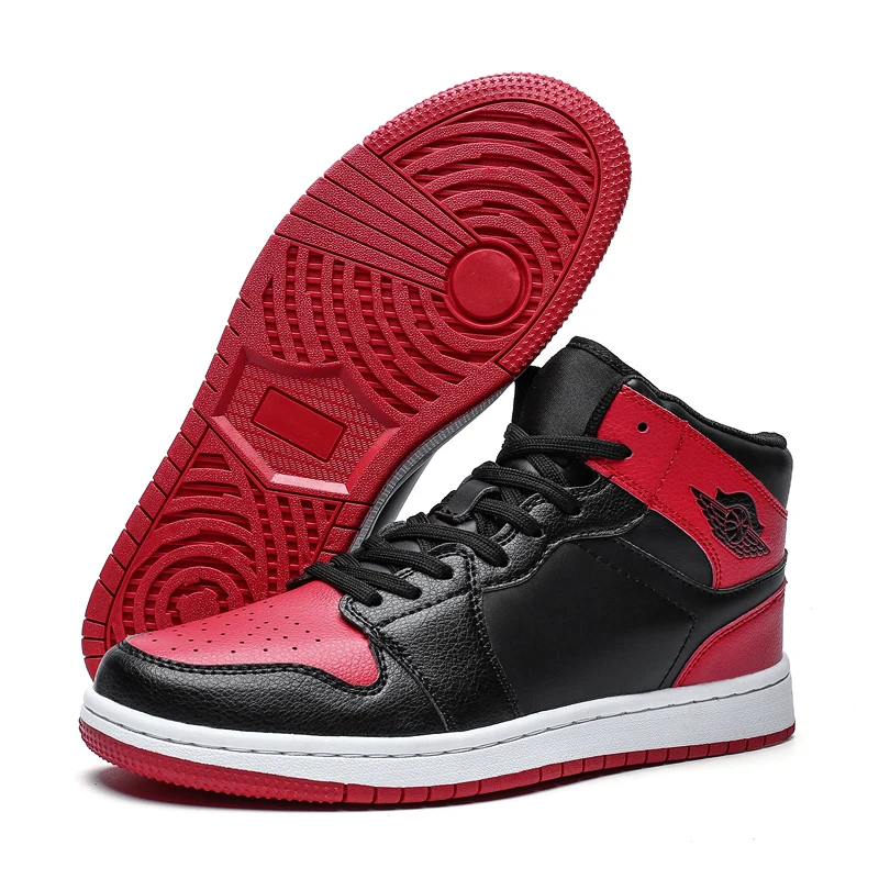 

Fashion Custom logo Genuine Leather Air AJ1 High Top Jack Men Sneakers Tenis Man basket Shoes, Black ,white,blue,sliver,red