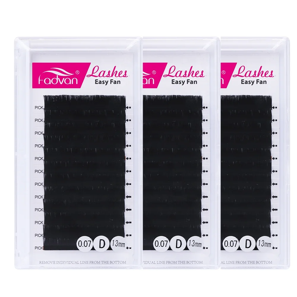 

Wholesale Easy Fanning Eyelash Extensions For Eyelash Extensions Salon By FADVAN 1 Second Auto Blooming Lashes Extension