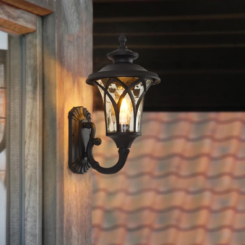 2020 Newest Antique Aluminium Led Wall Lights For Exterior Balcony Patio high bay lights factory lighting outdoor wall lamps