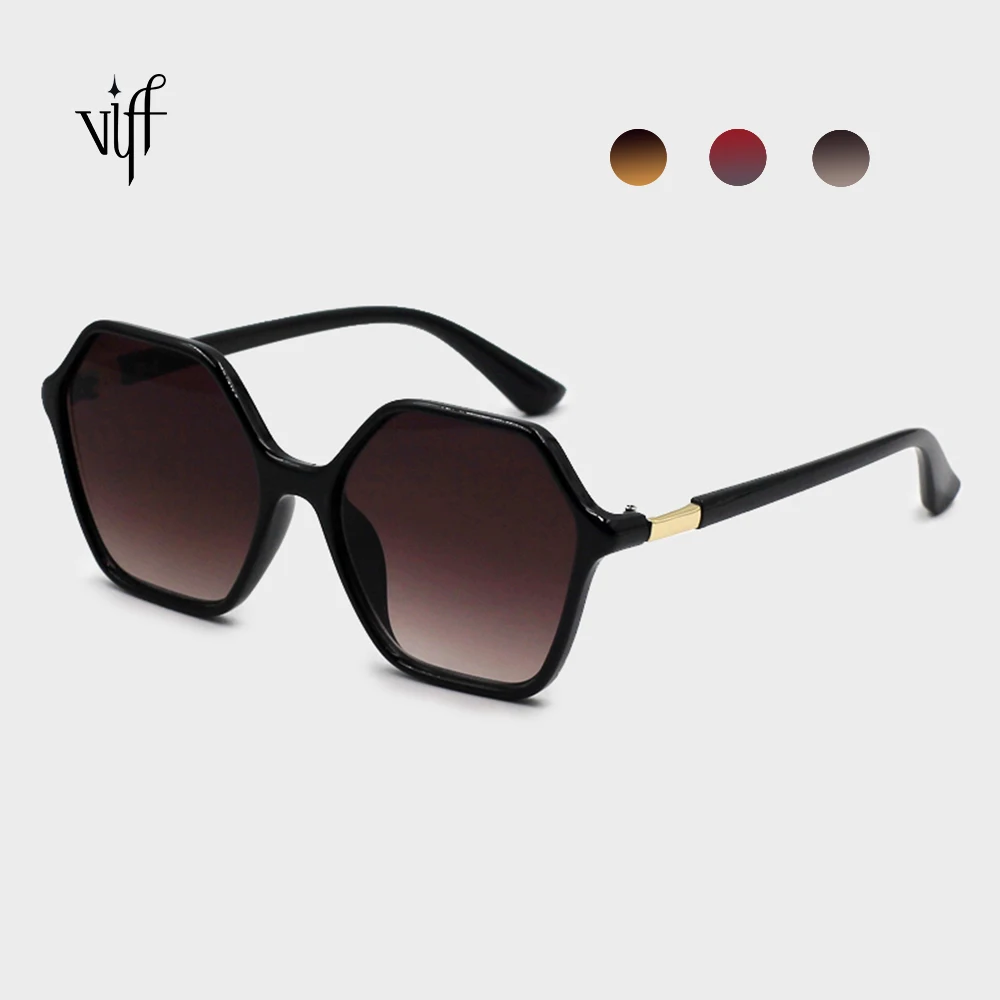 

VIFF Oversized Sunglasses Designer Sunglasses Women Glasses HP19846 Hexagon Sunglasses for Women