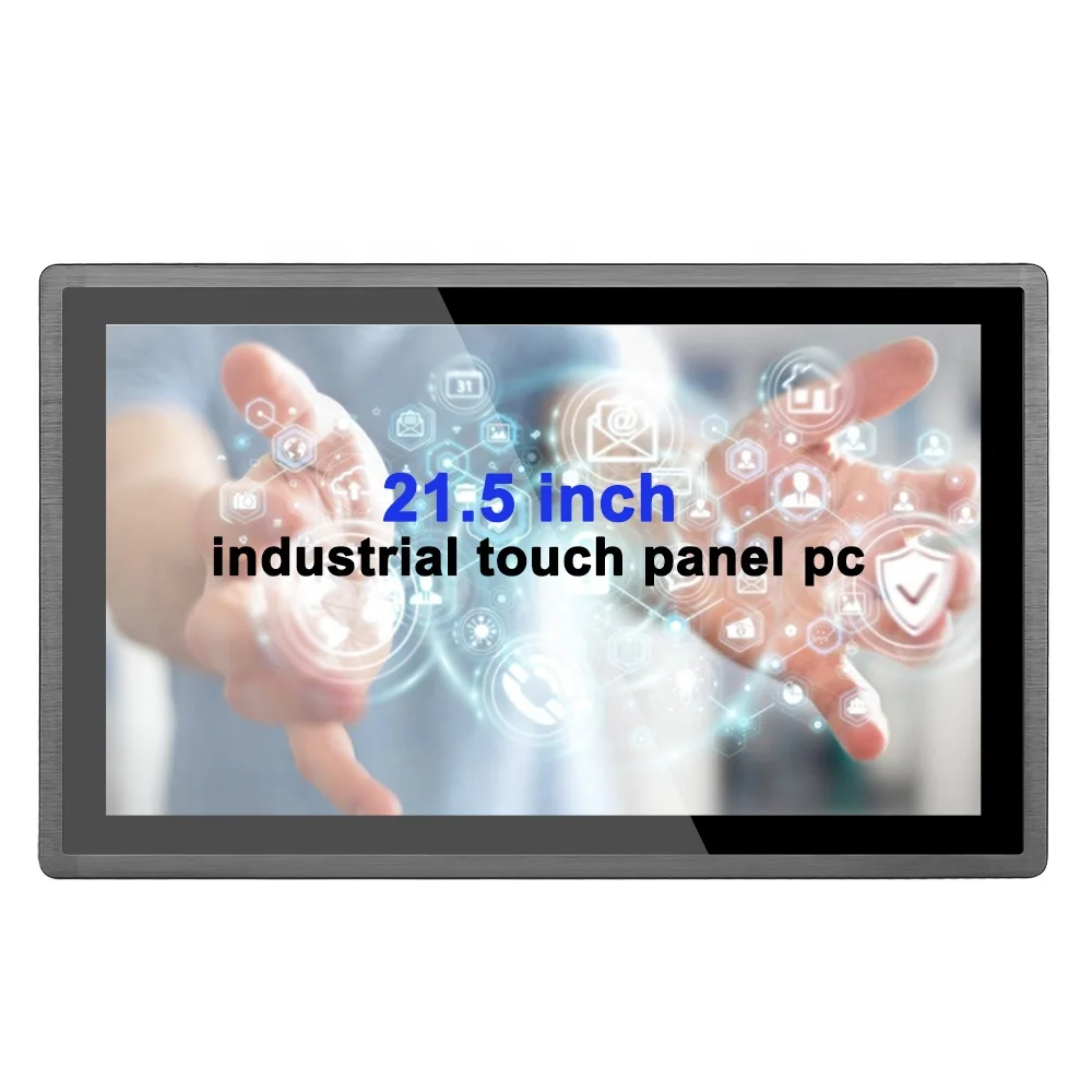 

Rugged 21.5'' Industrial Embedded Panel PC Dual Wifi Capacitive Touch Screen All-in-One FHD 1920*1080 IP65 Computer Applications