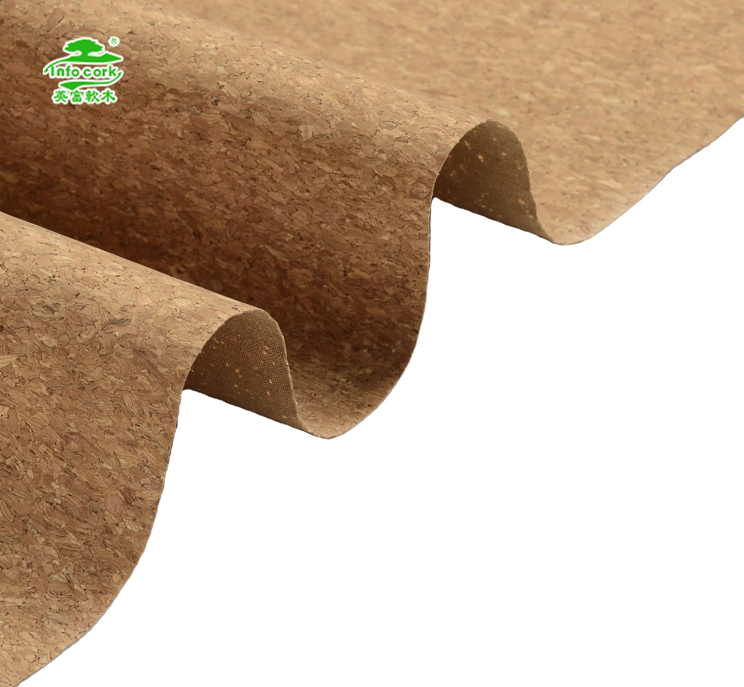 

Portugal cork material cork synthetic leather natural cork fabric ready to ship