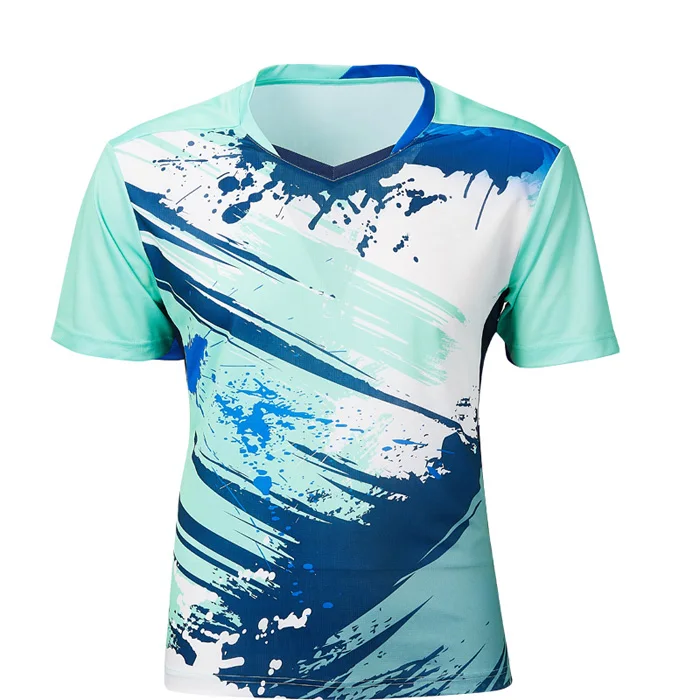 

Custom Team Design Full Sublimation Jersey Tennis Tops Badminton T Shirt, Colors