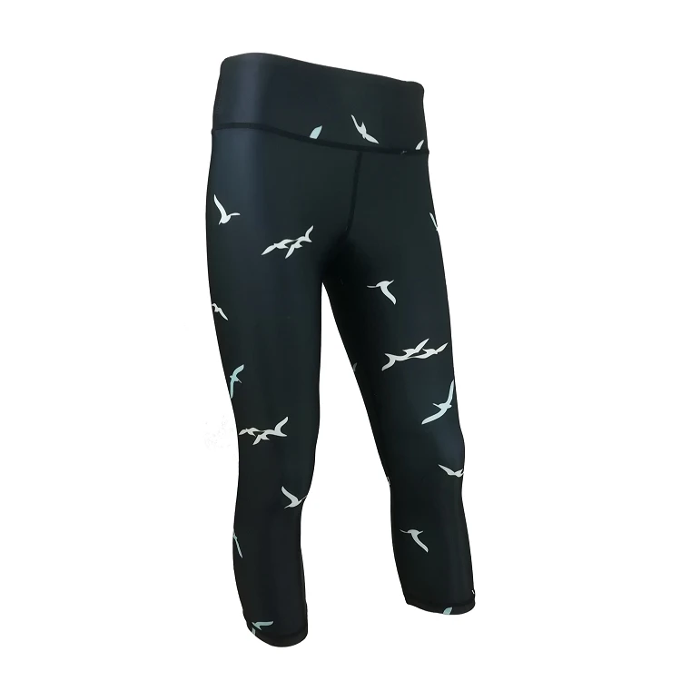 
Ready to Ship Printing Womens Fitness Leggings Yoga Capril Pants Stock Low Price 