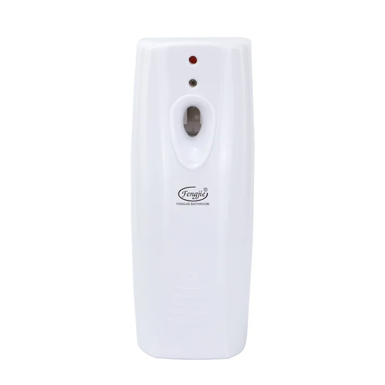 

Fengjie Battery Operated PP Plastic Wall Mounted Toiletroom Automatic Sensor Led Aerosol Dispenser