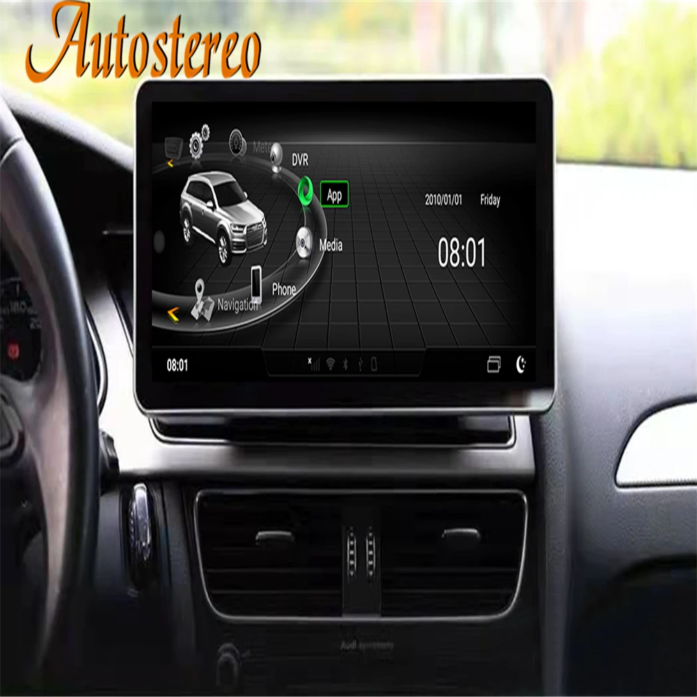 

12.5" Android 10 8+128GB System Car Screen Player For Audi A4 B8 A5 2009-2015 GPS Navi Multimedia Stereo RAM WIFI Google Carplay