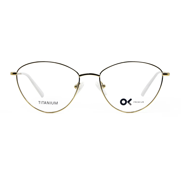 

99306 C1 Fashion Cat Eye Style Titanium Optical Spectacle, 4 colors