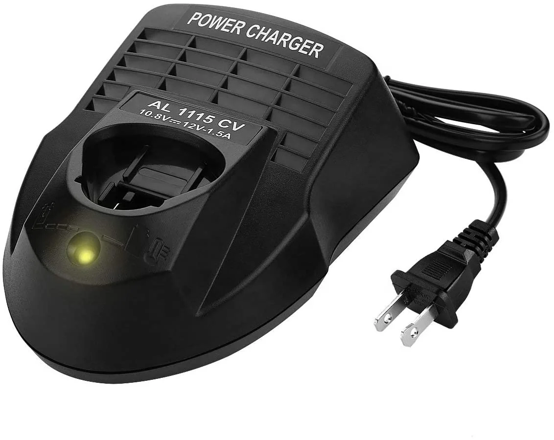 

Vanon factory US free shipping AL1115CV Replacement Li-ion Battery Charger for 10.8V 12V Power Tools, Black