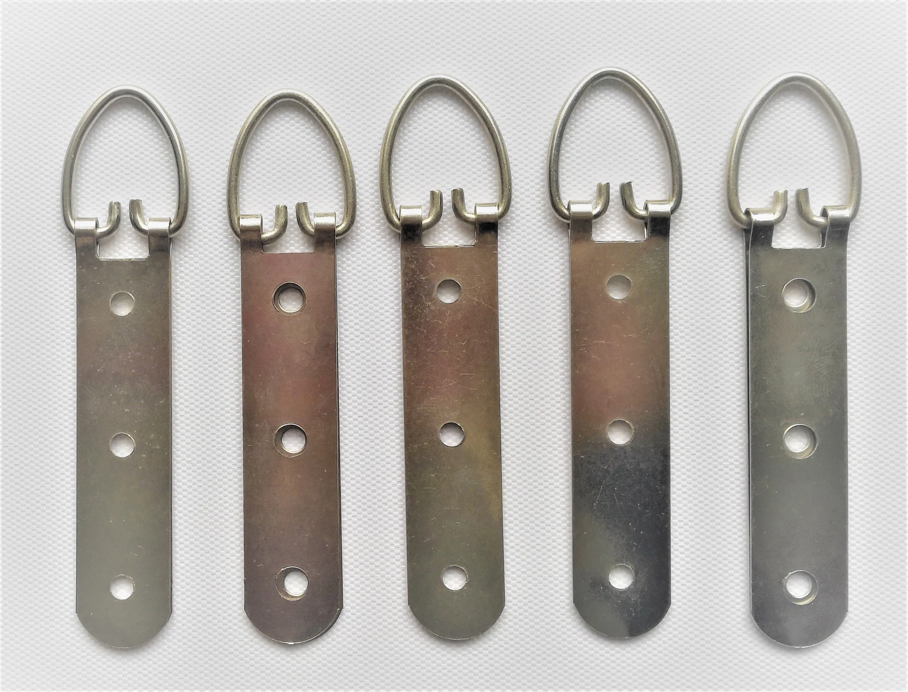 
nickel plated picture hook with three hole d ring photo frame hanger hook photo frame hardware hanger hook 