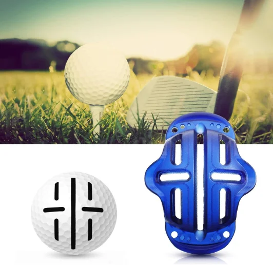 Ready to Ship Plastic Golf Ball Liner Template Alignment Kit for Golf Sports Putting Ball Marker