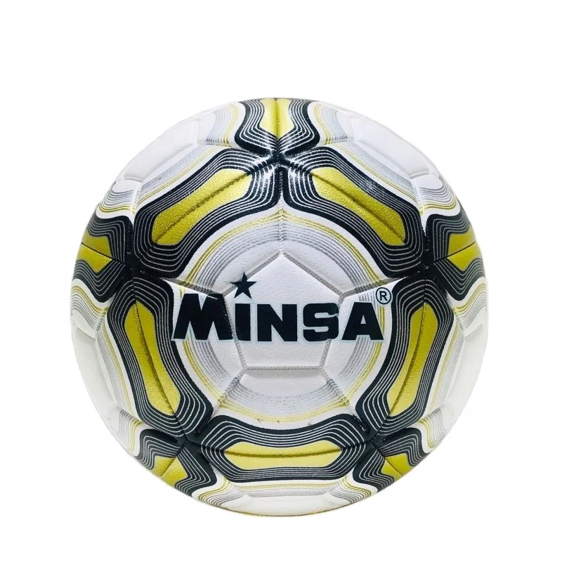 

2021 heavy oem customize soccer ball football Professional Soccer with plastic bag, Customize color