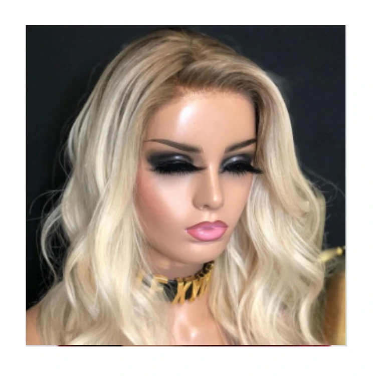 

European And American Fashionable Golden Big Wave Romantic Wig, Picture shows